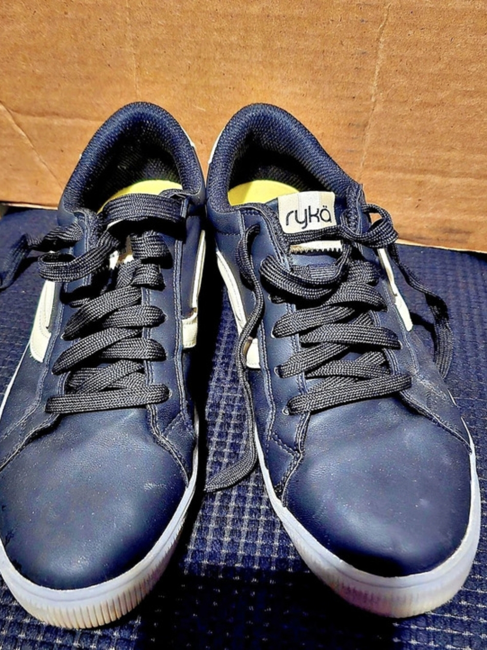 Ryka Viv Next Women's Black & White Sneakers US 7.5